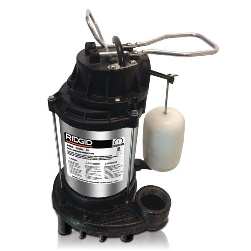 RIDGID® 1000RSDS Sump Pump, 5550 gph, 1.5 in NPT Outlet, 1 Phase, 1 hp, Stainless Steel